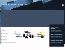 Tablet Screenshot of dineroconencuesta.com